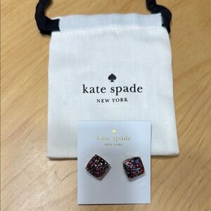 Kate Spade Colorful Square Stud Earrings